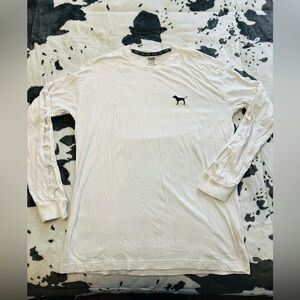 Victoria's Secret White Long Sleeve woman’s Tee